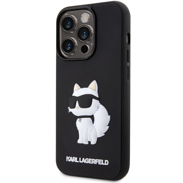 iTok webáruház - Karl Lagerfeld Karl Lagerfeld KLHCP14L3DRKHNK 3D Rubber Choupette tok iPhone 14 Pro 6,1" készülékhez, fekete 2 Karl Lagerfeld KLHCP14L3DRKHNK iPhone 14 Pro 6.1" black/black hardcase Rubber Choupette 3D
