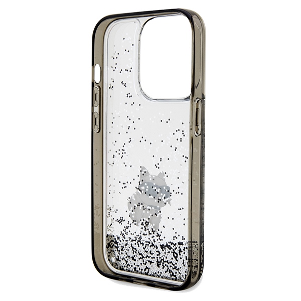iTok webáruház - Karl Lagerfeld Karl Lagerfeld Liquid Glitter Choupette tok iPhone 14 Pro készülékhez (átlátszó) 7 Karl Lagerfeld Liquid Glitter Choupette case for iPhone 14 Pro (átlátszó)