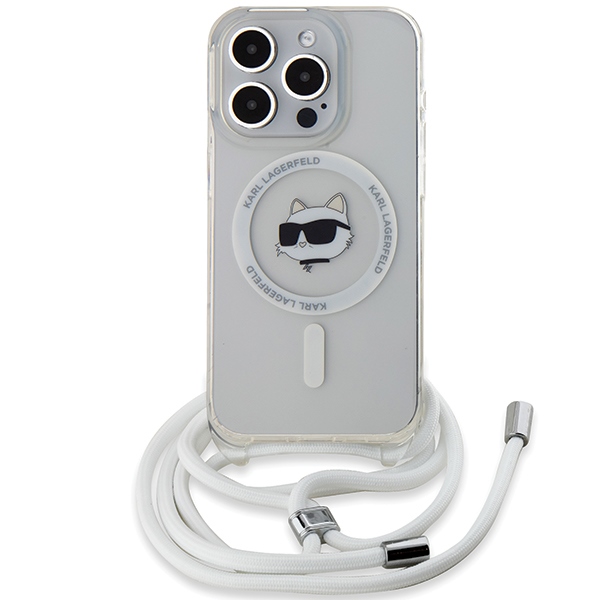 iTok webáruház - Karl Lagerfeld Karl Lagerfeld IML Choupette Head & Cord MagSafe tok iPhone 14 Pro készülékhez (átlátszó) 2 Karl Lagerfeld IML Choupette Head & Cord MagSafe case for iPhone 14 Pro (átlátszó)