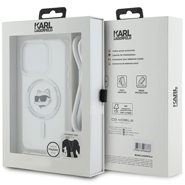iTok webáruház - Karl Lagerfeld Karl Lagerfeld IML Choupette Head & Cord MagSafe tok iPhone 14 Pro készülékhez (átlátszó) 7 Karl Lagerfeld IML Choupette Head & Cord MagSafe case for iPhone 14 Pro (átlátszó)