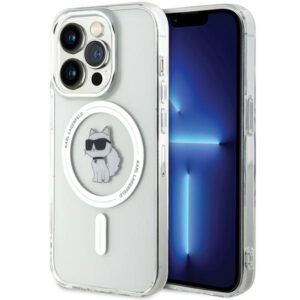Karl Lagerfeld IML Choupette MagSafe tok iPhone 14 Pro készülékhez (átlátszó)