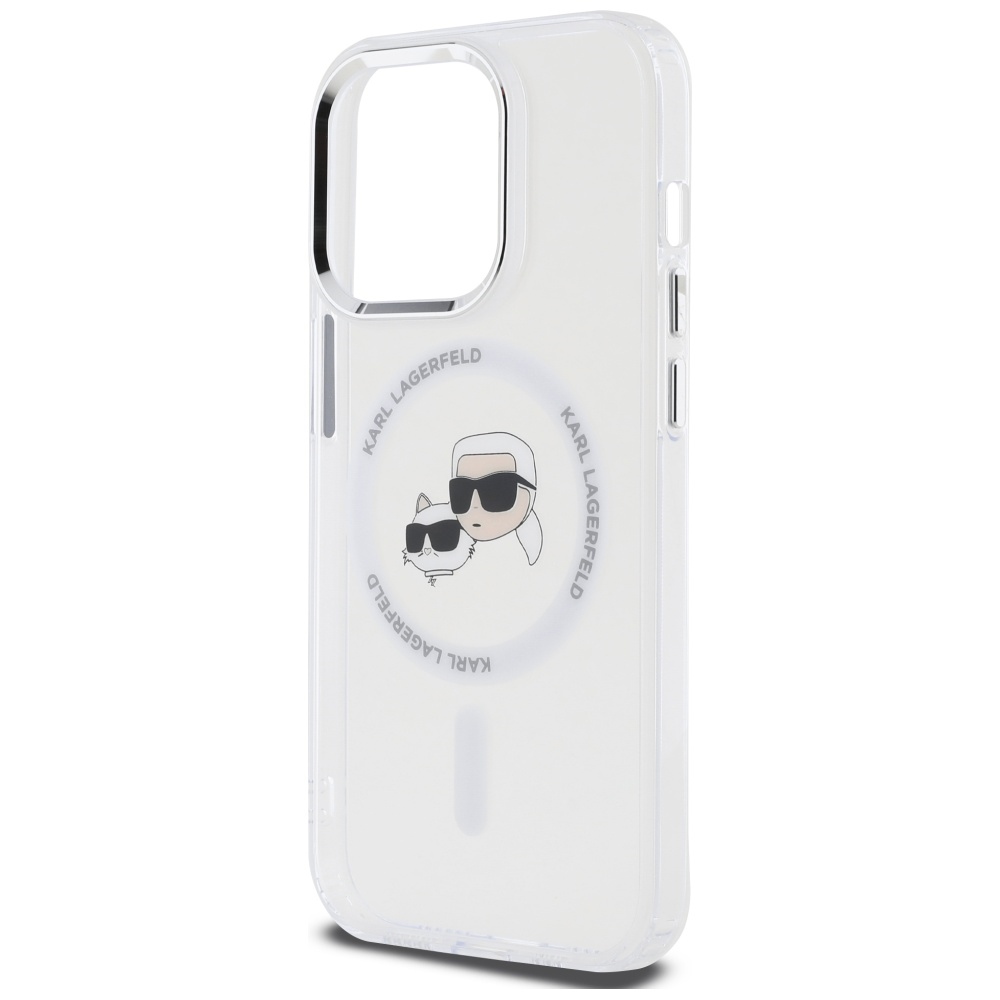 iTok webáruház - Karl Lagerfeld Karl Lagerfeld IML Metal Karl & Choupette Head MagSafe tok iPhone 14 Pro-hoz (fehér) 6 Karl Lagerfeld IML Metal Karl & Choupette Head MagSafe iPhone 14 Pro Case (fehér)