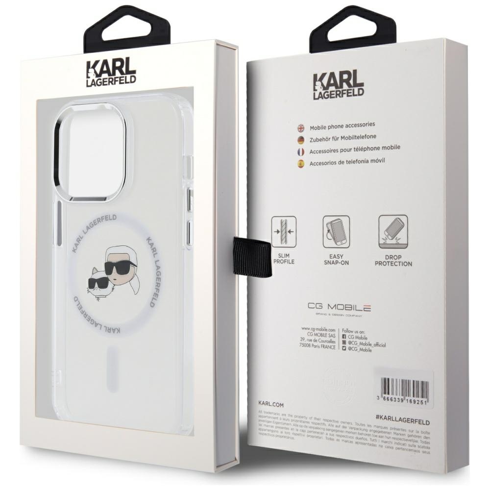 iTok webáruház - Karl Lagerfeld Karl Lagerfeld IML Metal Karl & Choupette Head MagSafe tok iPhone 14 Pro-hoz (fehér) 8 Karl Lagerfeld IML Metal Karl & Choupette Head MagSafe iPhone 14 Pro Case (fehér)