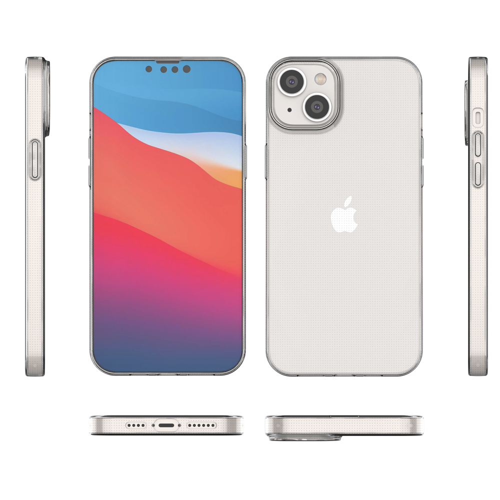 iTok webáruház - Hurtel Ultra Clear 0,5 mm átlátszó TPU tok iPhone 14 Plus készülékhez 3 Gel case cover for Ultra Clear 0.5mm iPhone 14 Max transparent