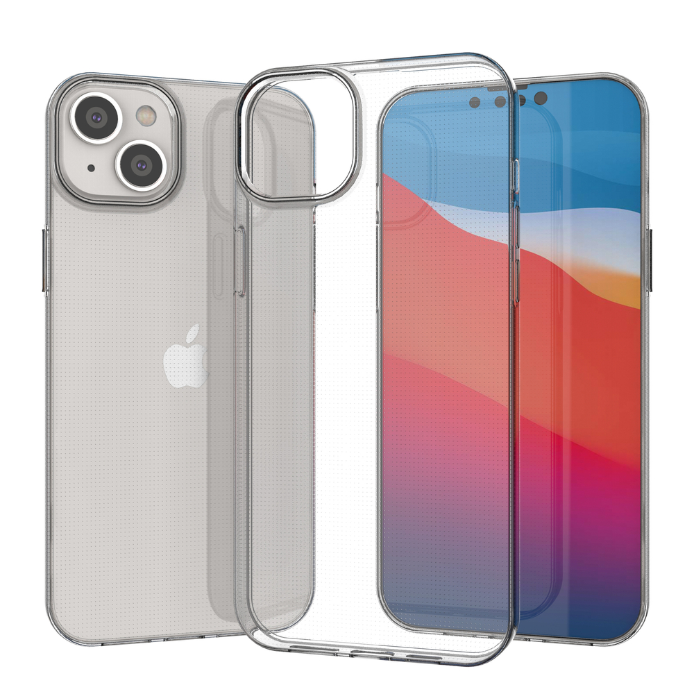 iTok webáruház - Hurtel Ultra Clear 0,5 mm átlátszó TPU tok iPhone 14 Plus készülékhez 4 Gel case cover for Ultra Clear 0.5mm iPhone 14 Max transparent