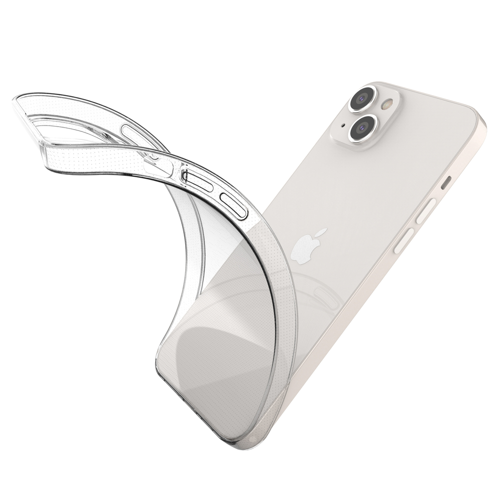 iTok webáruház - Hurtel Ultra Clear 0,5 mm átlátszó TPU tok iPhone 14 Plus készülékhez 8 Gel case cover for Ultra Clear 0.5mm iPhone 14 Max transparent
