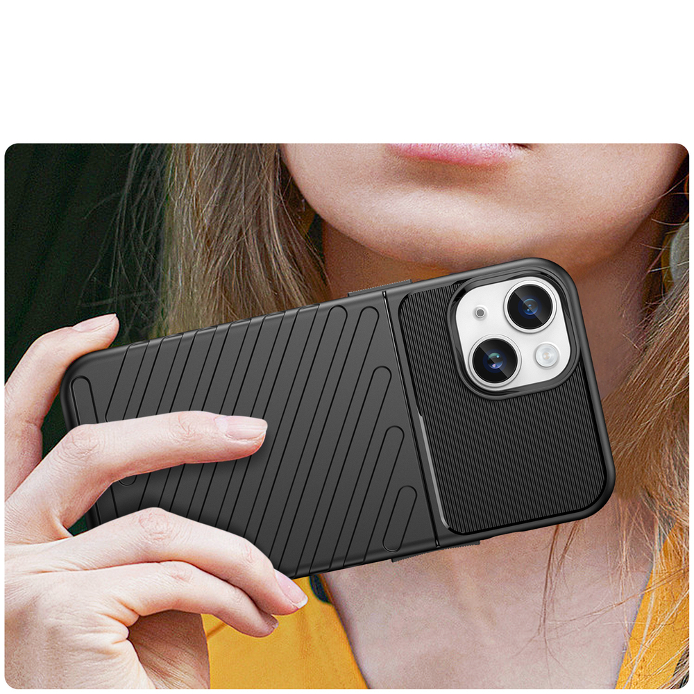 iTok webáruház - Hurtel Thunder Case iPhone 14 ütésálló tok fekete 5 Thunder Case iPhone 14 armored case black
