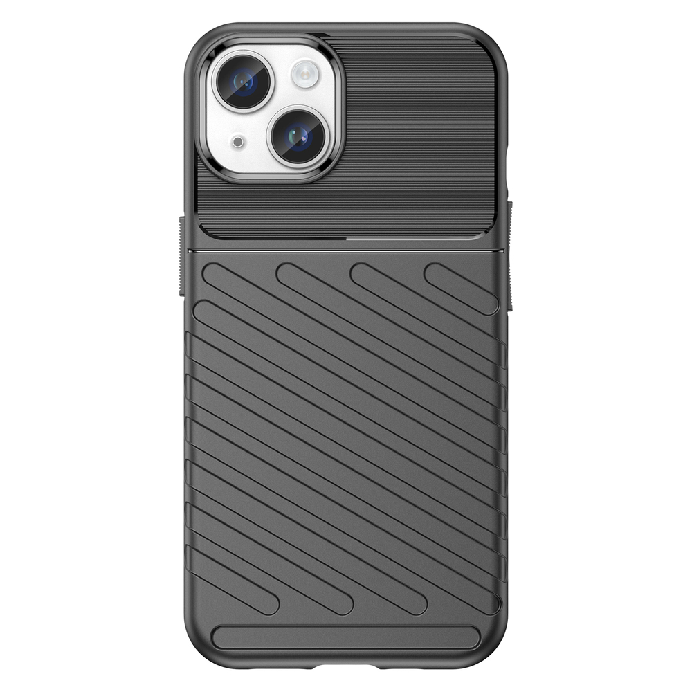 iTok webáruház - Hurtel Thunder Case iPhone 14 ütésálló tok fekete 8 Thunder Case iPhone 14 armored case black