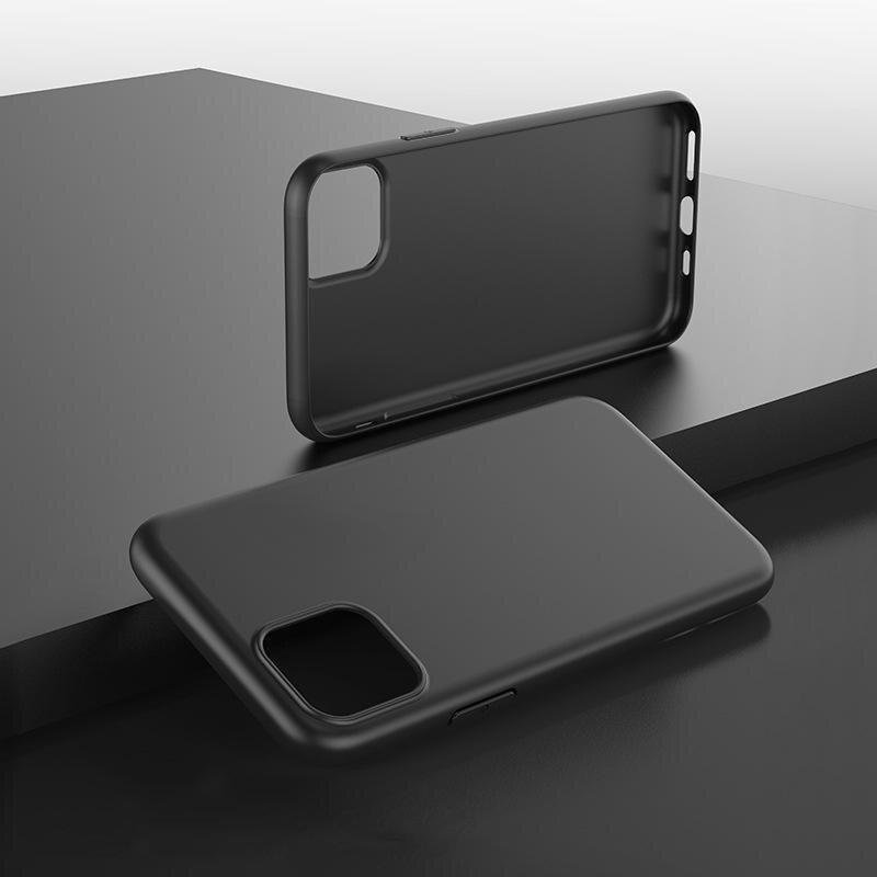 iTok webáruház - Hurtel Hurtel Soft Case rugalmas TPU tok iPhone 14 Plus készülékhez – fekete 3 Soft Case Flexible gel case cover for iPhone 14 Max black