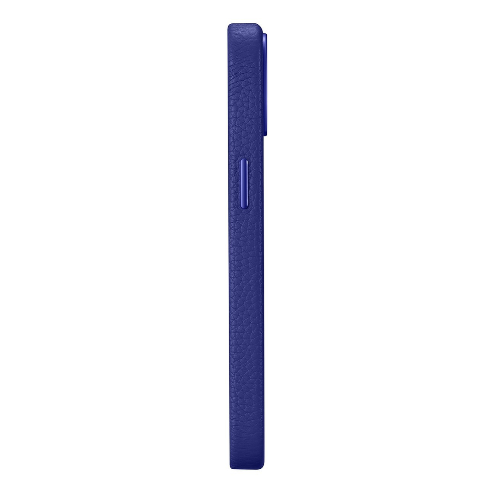 iTok webáruház - iCarer iCarer Litchi bőr tok iPhone 14-hez, MagSafe, sötétkék (WMI14220709-DB) 6 iCarer Litchi Premium Leather Case iPhone 14 Magnetic Leather Case with MagSafe Dark Blue (WMI14220709-DB)