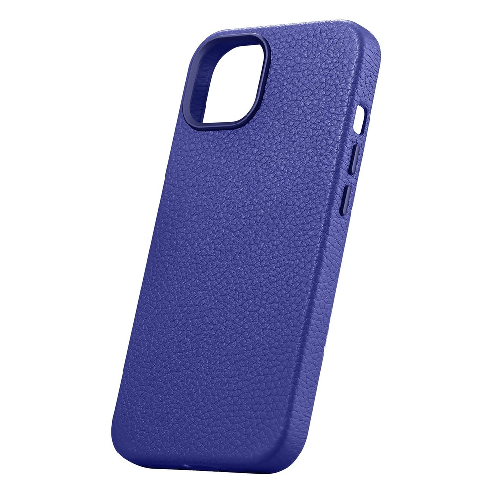 iTok webáruház - iCarer iCarer Litchi bőr tok iPhone 14-hez, MagSafe, sötétkék (WMI14220709-DB) 7 iCarer Litchi Premium Leather Case iPhone 14 Magnetic Leather Case with MagSafe Dark Blue (WMI14220709-DB)