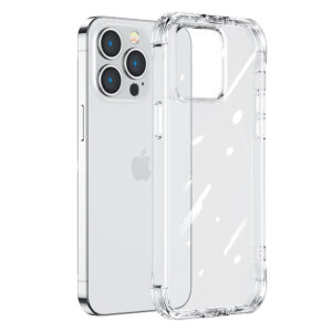 Joyroom Defender Series tok iPhone 14 készülékhez, állvánnyal, átlátszó (JR-14H1)