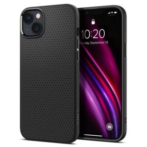 Spigen Liquid Air iPhone 14 tok (matt fekete)