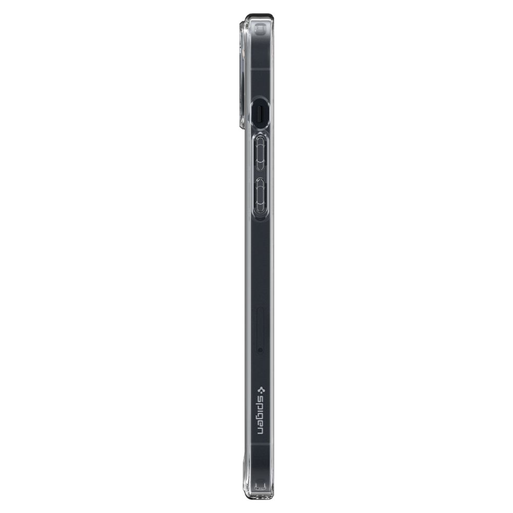 iTok webáruház - Spigen Spigen Ultra Hybrid Mag Case MagSafe tok iPhone 14-hez (átlátszó/fehér) 4 Spigen Ultra Hybrid Mag Case with MagSafe for iPhone 14 (átlátszó/fehér)
