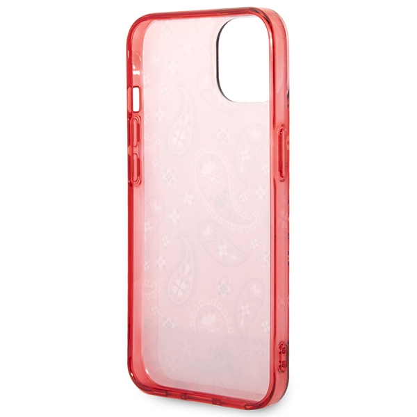 iTok webáruház - Guess Guess GUHCP14SHGBNHR Bandana Paisley kemény tok iPhone 14 6,1 hüvelykes készülékhez, piros 7 Guess GUHCP14SHGBNHR iPhone 14 6.1" red/red hardcase Bandana Paisley