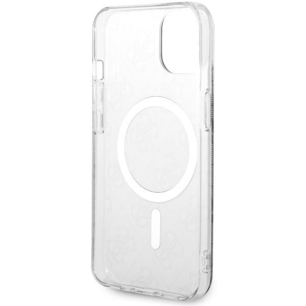 iTok webáruház - Guess Guess 4G MagSafe tok iPhone 14 készülékhez (fekete) 6 Guess 4G MagSafe case for iPhone 14 (fekete)