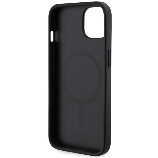iTok webáruház - Guess Guess GUHMP14SHGCFSEK G Cube Stripes MagSafe tok iPhone 14 készülékhez – fekete 7 Guess GUHMP14SHGCFSEK iPhone 14 6.1" black/black hardcase GCube Stripes MagSafe