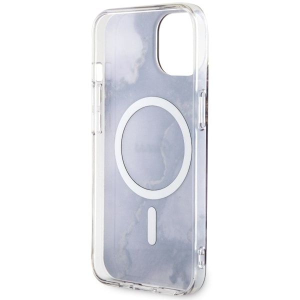 iTok webáruház - Guess Guess GUHMP14SHTMRSU iPhone 14 6,1 hüvelykes lila keménytok Golden Marble MagSafe 7 Guess GUHMP14SHTMRSU iPhone 14 6.1" purple/purple hardcase Golden Marble MagSafe