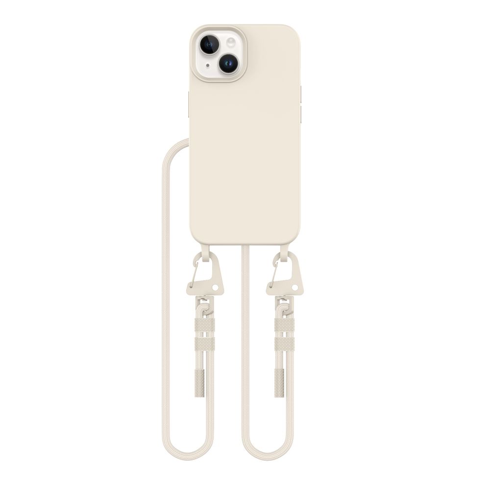 iTok webáruház - Tech-Protect Tech-Protect MagNecklace MagSafe iPhone 14 tok (bézs) 2 Tech-Protect MagNecklace MagSafe iPhone 14 Case (bézs)