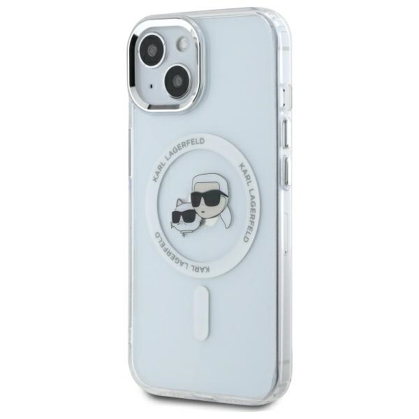 iTok webáruház - Karl Lagerfeld Karl Lagerfeld IML Metal Karl&Choupette Head MagSafe iPhone 14 tok (fehér) 2 Karl Lagerfeld IML Metal Karl&Choupette Head MagSafe iPhone 14 Case (fehér)