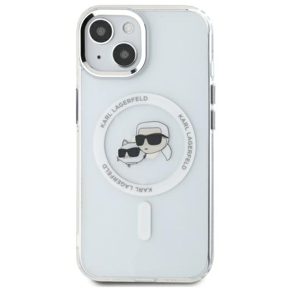 iTok webáruház - Karl Lagerfeld Karl Lagerfeld IML Metal Karl&Choupette Head MagSafe iPhone 14 tok (fehér) 3 Karl Lagerfeld IML Metal Karl&Choupette Head MagSafe iPhone 14 Case (fehér)