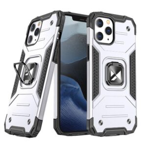 Wozinsky Ring Armor tok iPhone 14 Pro Max készülékhez – ezüst