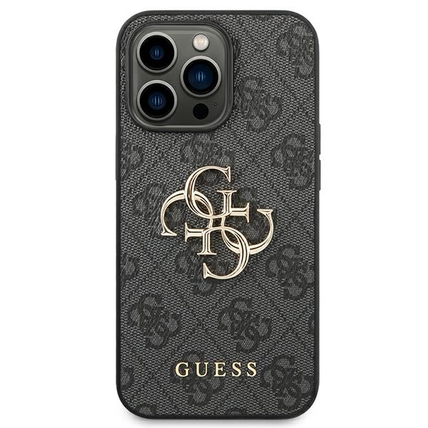 iTok webáruház - Guess Guess 4G Big Metal Logo tok iPhone 14 Pro Max készülékhez (szürke) 3 Guess 4G Big Metal Logo Case for iPhone 14 Pro Max (szürke)