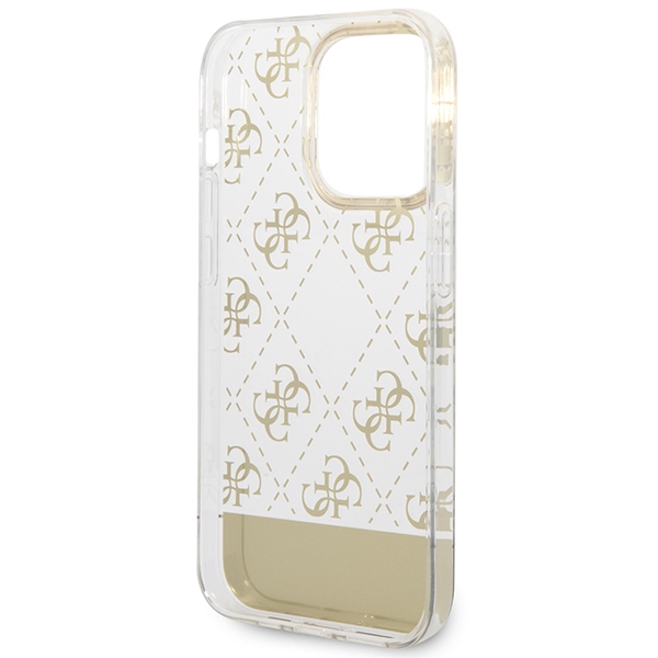 iTok webáruház - Guess Guess GUHCP14XHG4MHG 4G Pattern Script tok iPhone 14 Pro Max készülékhez – arany 7 Guess GUHCP14XHG4MHG iPhone 14 Pro Max 6.7 "gold / gold hardcase 4G Pattern Script