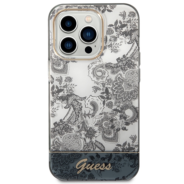 iTok webáruház - Guess Guess GUHCP14XHGPLHG iPhone 14 Pro Max tok – Porcelain Collection, szürke 3 Guess GUHCP14XHGPLHG iPhone 14 Pro Max 6.7 "gray / gray hardcase Porcelain Collection