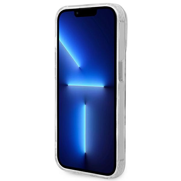 iTok webáruház - Guess Guess GUHMP14XHTRMS Metal Outline MagSafe tok iPhone 14 Pro Max készülékhez, ezüst/átlátszó 5 Guess GUHMP14XHTRMS iPhone 14 Pro Max 6.7" silver/silver hard case Metal Outline Magsafe
