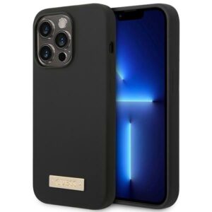 Guess GUHMP14XSBPLK szilikon tok iPhone 14 Pro Max 6,7 hüvelykes készülékhez – fekete