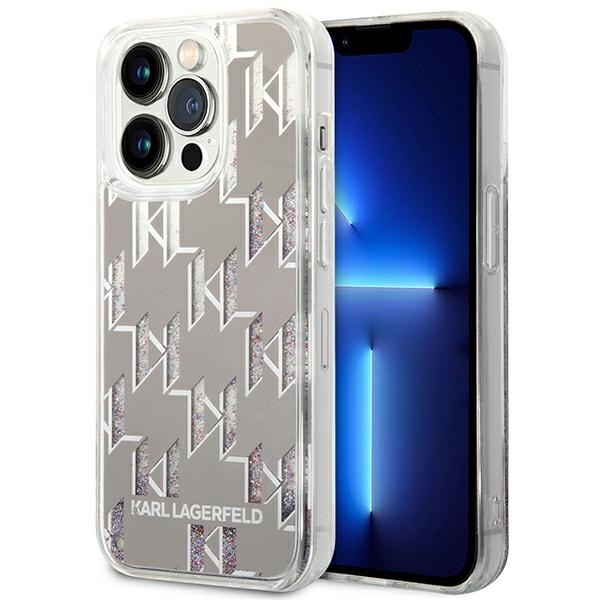 iTok webáruház - Karl Lagerfeld Karl Lagerfeld KLHCP14XLMNMS iPhone 14 Pro Max 6,7" kemény tok – ezüst 1 Karl Lagerfeld KLHCP14XLMNMS iPhone 14 Pro Max 6.7 "hardcase silver / silver Liquid Glitter Monogram