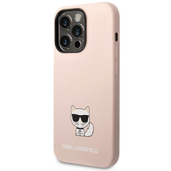 iTok webáruház - Karl Lagerfeld Karl Lagerfeld KLHCP14XSLCTPI szilikon tok iPhone 14 Pro Max készülékhez – világos rózsaszín 2 Karl Lagerfeld KLHCP14XSLCTPI iPhone 14 Pro Max 6.7 "hardcase light pink / light pink Silicone Choupette Body