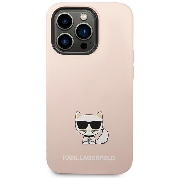 iTok webáruház - Karl Lagerfeld Karl Lagerfeld KLHCP14XSLCTPI szilikon tok iPhone 14 Pro Max készülékhez – világos rózsaszín 3 Karl Lagerfeld KLHCP14XSLCTPI iPhone 14 Pro Max 6.7 "hardcase light pink / light pink Silicone Choupette Body