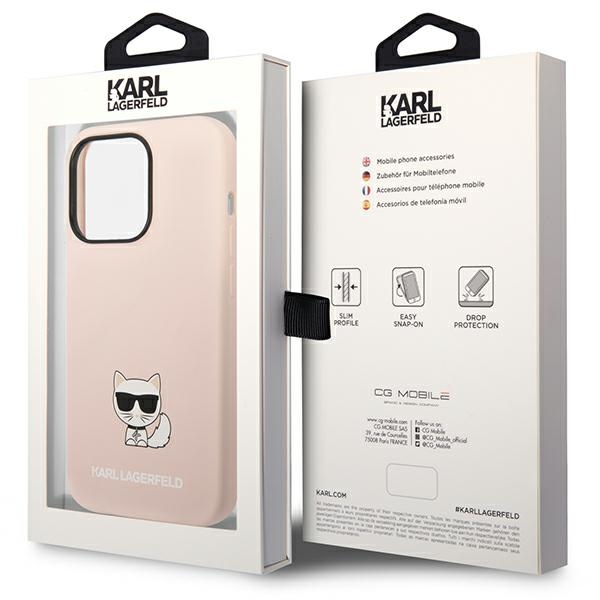 iTok webáruház - Karl Lagerfeld Karl Lagerfeld KLHCP14XSLCTPI szilikon tok iPhone 14 Pro Max készülékhez – világos rózsaszín 8 Karl Lagerfeld KLHCP14XSLCTPI iPhone 14 Pro Max 6.7 "hardcase light pink / light pink Silicone Choupette Body