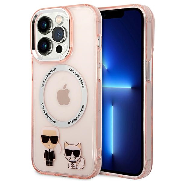 iTok webáruház - Karl Lagerfeld Karl Lagerfeld KLHMP14XHKCP iPhone 14 Pro Max tok – Karl & Choupette Aluminum MagSafe, rózsaszín 1 Karl Lagerfeld KLHMP14XHKCP iPhone 14 Pro Max 6.7 "hardcase pink / pink Karl & Choupette Aluminum Magsafe