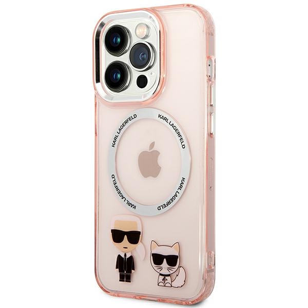 iTok webáruház - Karl Lagerfeld Karl Lagerfeld KLHMP14XHKCP iPhone 14 Pro Max tok – Karl & Choupette Aluminum MagSafe, rózsaszín 2 Karl Lagerfeld KLHMP14XHKCP iPhone 14 Pro Max 6.7 "hardcase pink / pink Karl & Choupette Aluminum Magsafe