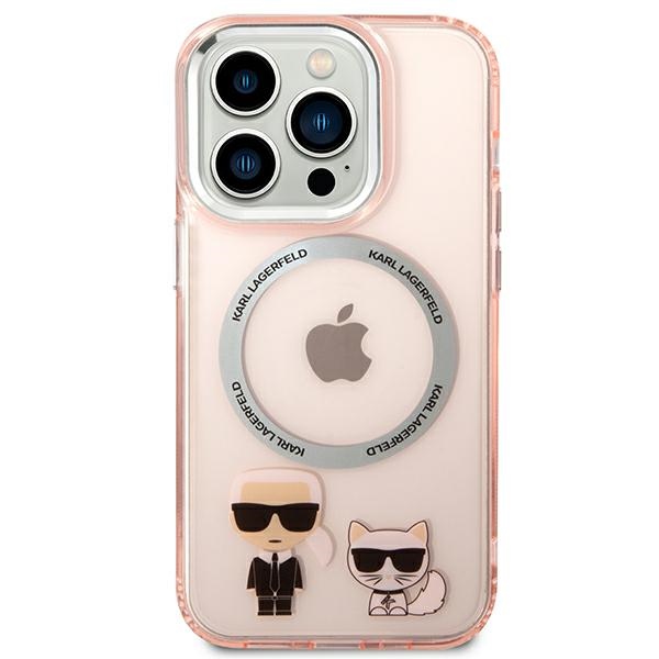 iTok webáruház - Karl Lagerfeld Karl Lagerfeld KLHMP14XHKCP iPhone 14 Pro Max tok – Karl & Choupette Aluminum MagSafe, rózsaszín 3 Karl Lagerfeld KLHMP14XHKCP iPhone 14 Pro Max 6.7 "hardcase pink / pink Karl & Choupette Aluminum Magsafe