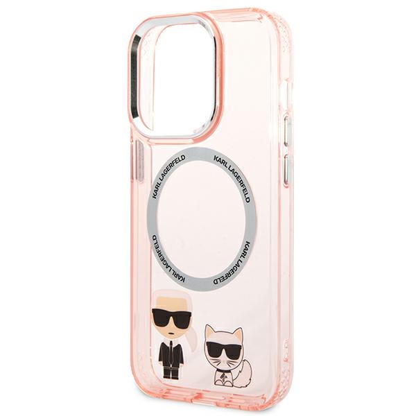 iTok webáruház - Karl Lagerfeld Karl Lagerfeld KLHMP14XHKCP iPhone 14 Pro Max tok – Karl & Choupette Aluminum MagSafe, rózsaszín 6 Karl Lagerfeld KLHMP14XHKCP iPhone 14 Pro Max 6.7 "hardcase pink / pink Karl & Choupette Aluminum Magsafe