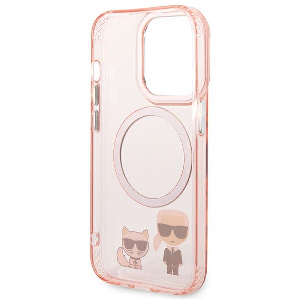 iTok webáruház - Karl Lagerfeld Karl Lagerfeld KLHMP14XHKCP iPhone 14 Pro Max tok – Karl & Choupette Aluminum MagSafe, rózsaszín 7 Karl Lagerfeld KLHMP14XHKCP iPhone 14 Pro Max 6.7 "hardcase pink / pink Karl & Choupette Aluminum Magsafe