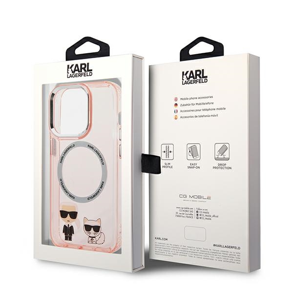iTok webáruház - Karl Lagerfeld Karl Lagerfeld KLHMP14XHKCP iPhone 14 Pro Max tok – Karl & Choupette Aluminum MagSafe, rózsaszín 8 Karl Lagerfeld KLHMP14XHKCP iPhone 14 Pro Max 6.7 "hardcase pink / pink Karl & Choupette Aluminum Magsafe