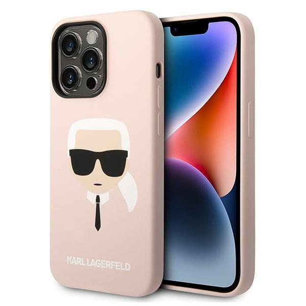 iTok webáruház - Karl Lagerfeld Karl Lagerfeld KLHMP14XSLKHLP iPhone 14 Pro Max szilikon tok – Karl’s Head, világos rózsaszín, MagSafe 1 Karl Lagerfeld KLHMP14XSLKHLP iPhone 14 Pro Max 6.7 "hardcase light pink / light pink Silicone Karl`s Head Magsafe