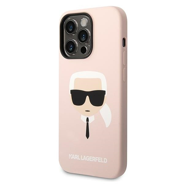 iTok webáruház - Karl Lagerfeld Karl Lagerfeld KLHMP14XSLKHLP iPhone 14 Pro Max szilikon tok – Karl’s Head, világos rózsaszín, MagSafe 2 Karl Lagerfeld KLHMP14XSLKHLP iPhone 14 Pro Max 6.7 "hardcase light pink / light pink Silicone Karl`s Head Magsafe