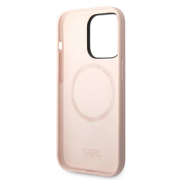 iTok webáruház - Karl Lagerfeld Karl Lagerfeld KLHMP14XSLKHLP iPhone 14 Pro Max szilikon tok – Karl’s Head, világos rózsaszín, MagSafe 7 Karl Lagerfeld KLHMP14XSLKHLP iPhone 14 Pro Max 6.7 "hardcase light pink / light pink Silicone Karl`s Head Magsafe