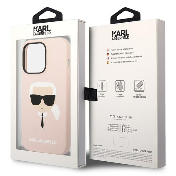 iTok webáruház - Karl Lagerfeld Karl Lagerfeld KLHMP14XSLKHLP iPhone 14 Pro Max szilikon tok – Karl’s Head, világos rózsaszín, MagSafe 8 Karl Lagerfeld KLHMP14XSLKHLP iPhone 14 Pro Max 6.7 "hardcase light pink / light pink Silicone Karl`s Head Magsafe