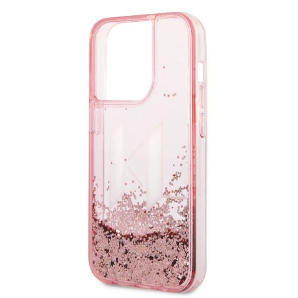 iTok webáruház - Karl Lagerfeld Karl Lagerfeld KLHCP14XLBKLCP Liquid Glitter Big KL tok iPhone 14 Pro Maxhoz – rózsaszín 6 Karl Lagerfeld KLHCP14XLBKLCP iPhone 14 Pro Max 6.7 "pink / pink hardcase Liquid Glitter Big KL