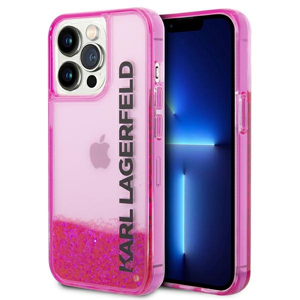 iTok webáruház - Karl Lagerfeld Karl Lagerfeld KLHCP14XLCKVF Liquid Glitter Elong tok iPhone 14 Pro Max készülékhez – rózsaszín 1 Karl Lagerfeld KLHCP14XLCKVF iPhone 14 Pro Max 6.7 "pink / pink hardcase Liquid Glitter Elong