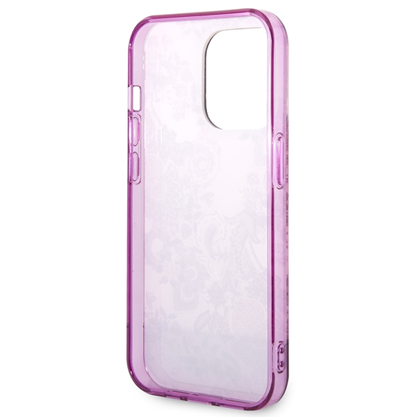 iTok webáruház - Guess Guess Porcelain Collection tok iPhone 14 Pro Max készülékhez (fukszia) 7 Guess Porcelain Collection case for iPhone 14 Pro Max (fukszia)