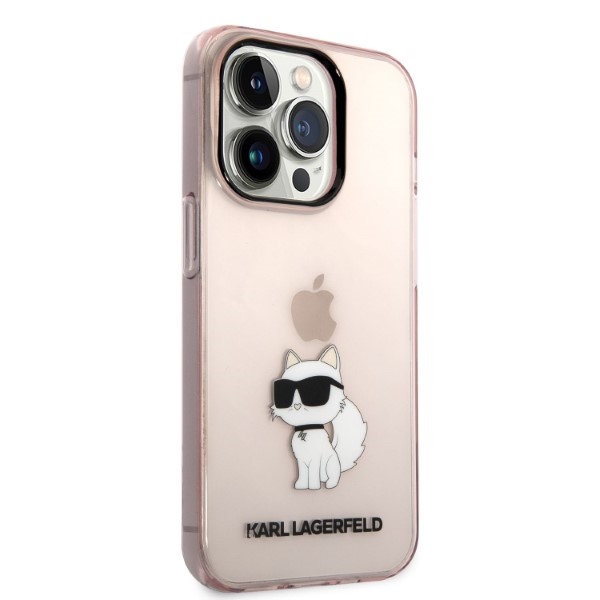 iTok webáruház - Karl Lagerfeld Karl Lagerfeld Ikonik Choupette tok iPhone 14 Pro Max készülékhez (rózsaszín) 4 Karl Lagerfeld Ikonik Choupette case for iPhone 14 Pro Max (rózsaszín)