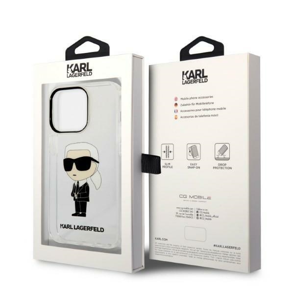 iTok webáruház - Karl Lagerfeld Karl Lagerfeld Ikonik Karl tok iPhone 14 Pro Max készülékhez (átlátszó) 8 Karl Lagerfeld Ikonik Karl case for iPhone 14 Pro Max (átlátszó)